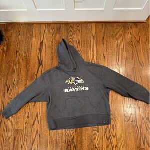 Fanatics Kids Dark Gray Ravens Hoodie